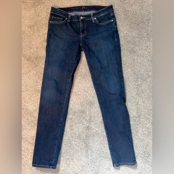 Kate Spade Jeans Women's 29 Broome Street Medium Dark Wash Denim Skinny Mid-Rise - Picture 5 of 6